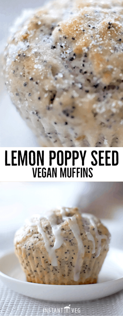 lemon poppy seed muffins recipe vegan