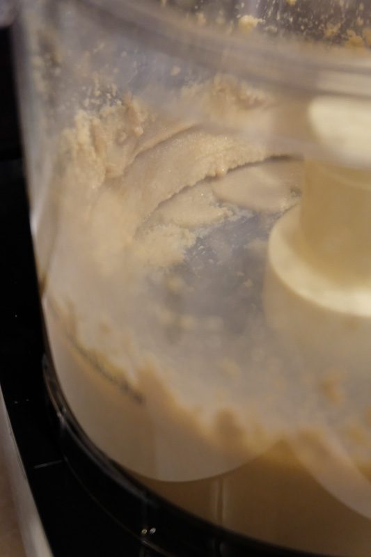 The consistency of the sesame seeds has become paste like.