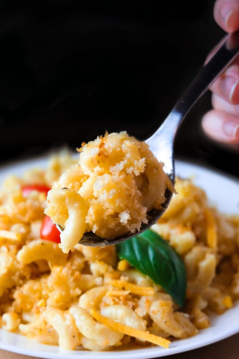 The BEST Baked Vegan Mac And Cheese