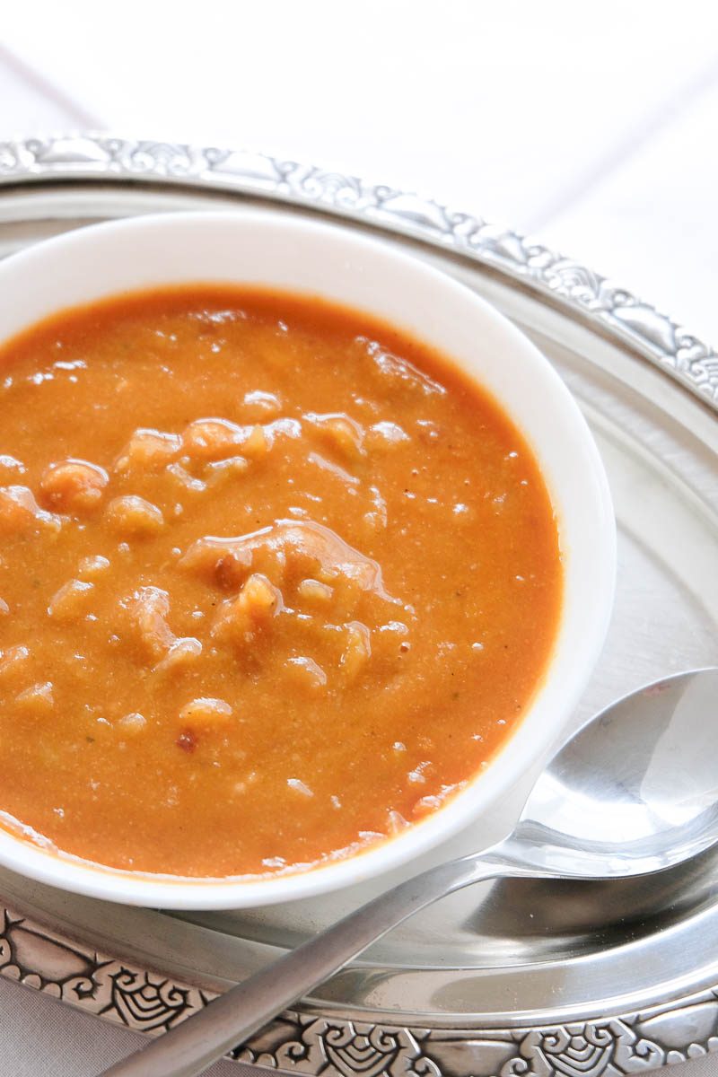 Victorian Chickpea Soup (Vegan)