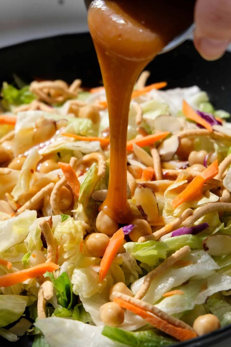 Asian Salad with Chickpeas (Applebees Copycat Recipe)