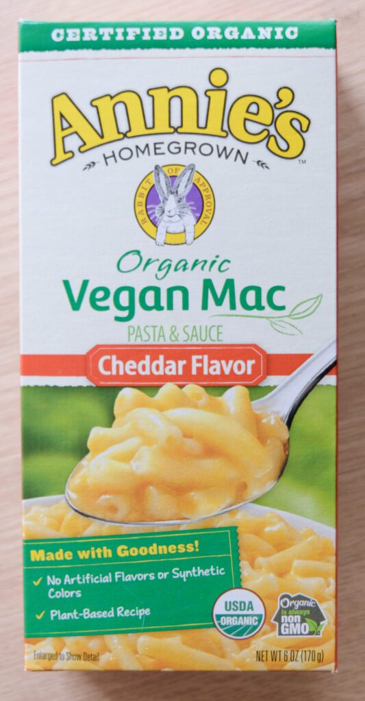 Annie's Cheddar Flavor Vegan Mac