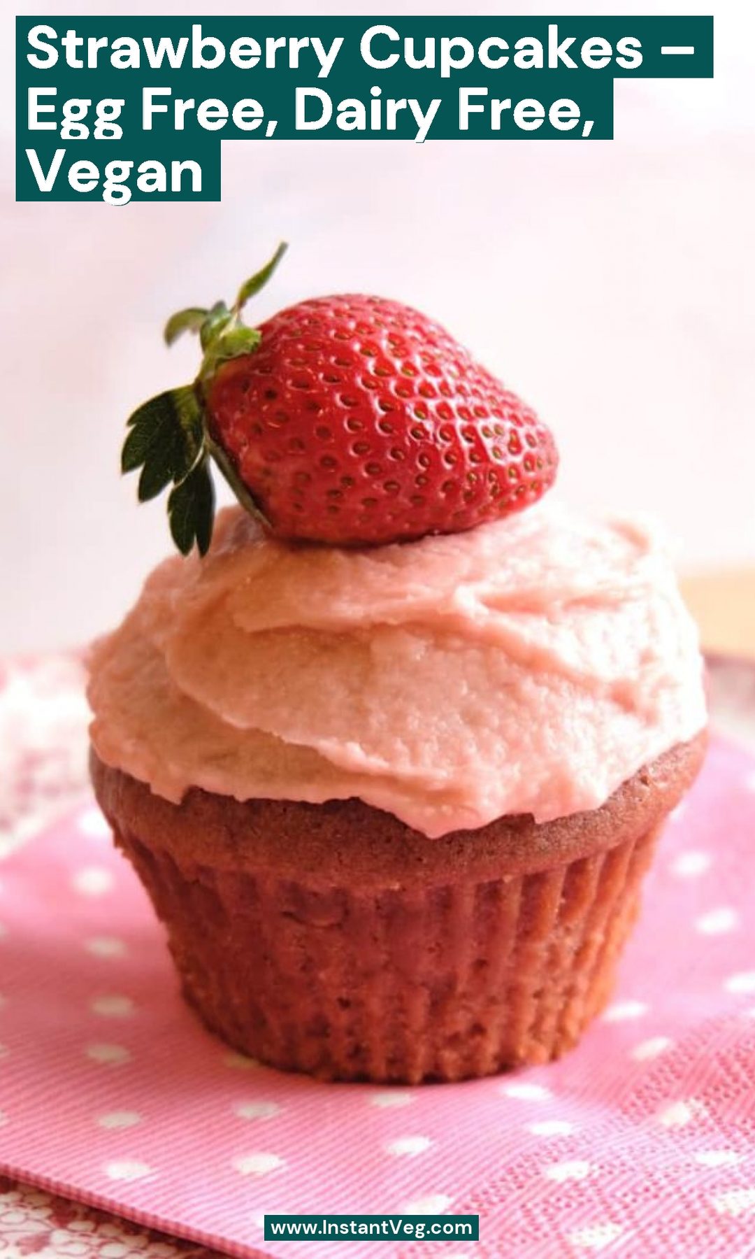 Vegan Strawberry Cupcakes