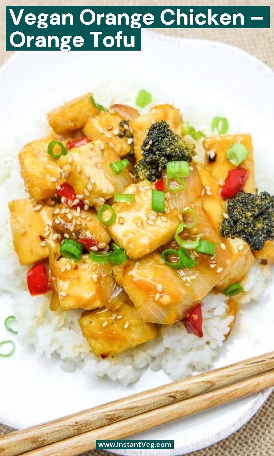 Vegan Orange Chicken (Orange Tofu)