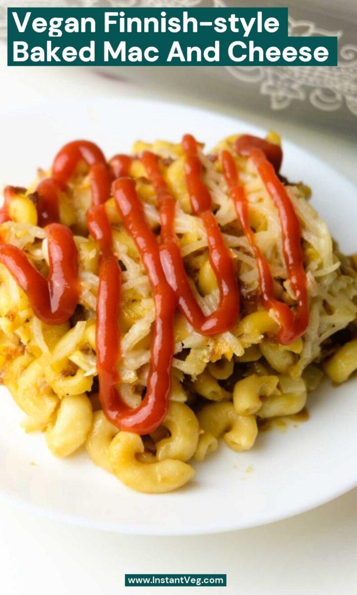 Vegan Finnish-style Baked Mac and Cheese
